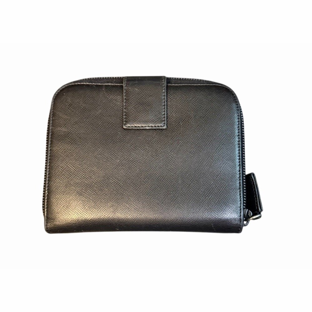 Prada Saffiano Leather Zip Around Wallet COA - Picture 2 of 7